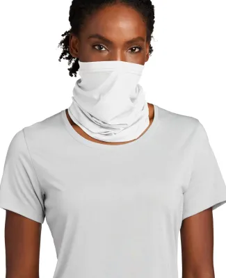 Sport Tek STG102 Sport-Tek   Tubular Knit Gaiter in White