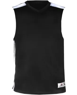 Badger Sportswear 8948 Women's B-Core B-Key Tank T in Black/ white