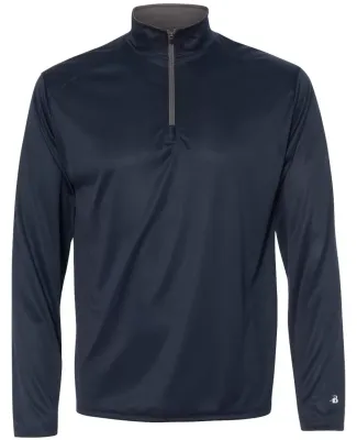 Badger Sportswear 4102 B-Core Quarter-Zip Pullover Navy/ Graphite
