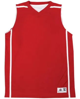 Badger Sportswear 8952 Women's B-Core B-Line Rever Red/ White