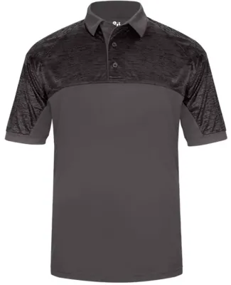 Badger Sportswear 3341 Tonal Blend Sport Shirt Graphite/ Black Tonal Blend