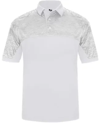 Badger Sportswear 3341 Tonal Blend Sport Shirt White/ Silver Blend
