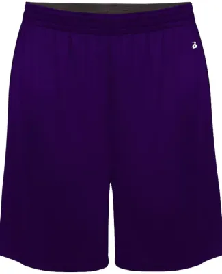 Badger Sportswear 4002 Ultimate SoftLock™ 8" Sho in Purple