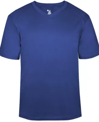 Badger Sportswear 4124 B-Core V-Neck T-Shirt Royal
