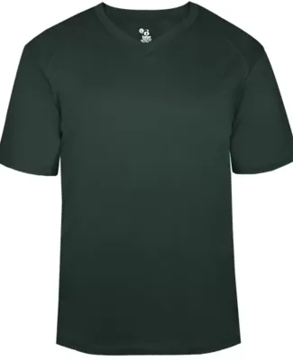 Badger Sportswear 4124 B-Core V-Neck T-Shirt Forest