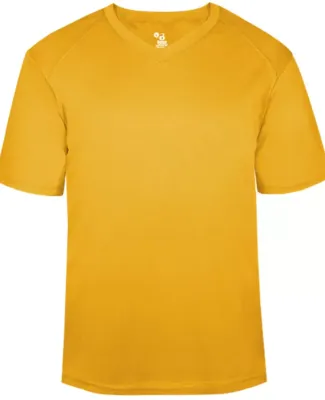 Badger Sportswear 4124 B-Core V-Neck T-Shirt Gold