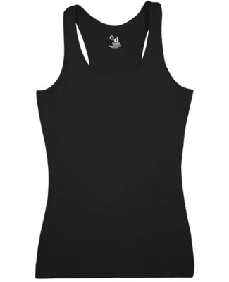 Badger Sportswear 4666 Women's Pro-Compression Rac Black