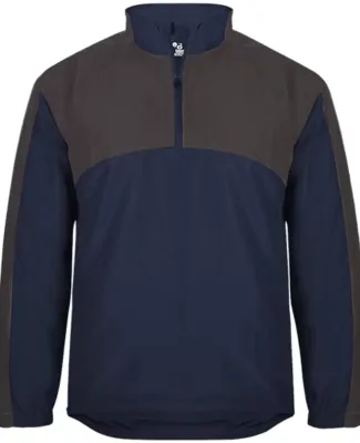 Badger Sportswear 7644 Contender Quarter-Zip Jacke Navy/ Graphite