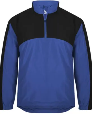 Badger Sportswear 7644 Contender Quarter-Zip Jacke Royal/ Black