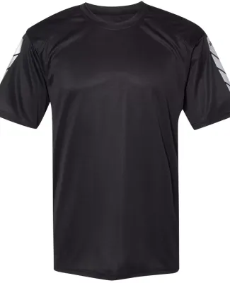 Badger Sportswear 4128 Metallic Print T-Shirt Black