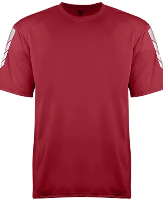 Badger Sportswear 4128 Metallic Print T-Shirt Red