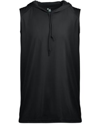 Badger Sportswear 2108 Youth B-Core Sleeveless Hoo in Black