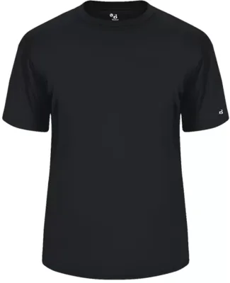 Badger Sportswear 4200 Splitter T-Shirt in Black