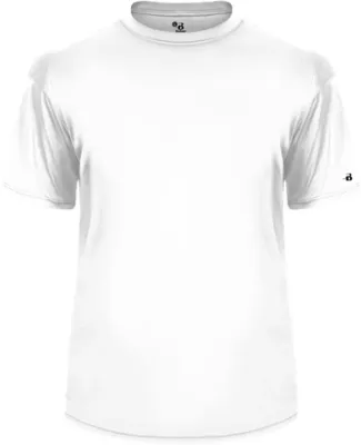 Badger Sportswear 4200 Splitter T-Shirt in White
