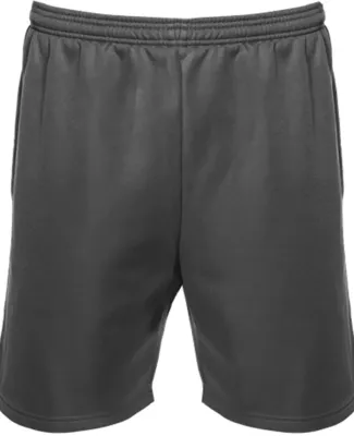 Badger Sportswear 1407 Unisex Polyfleece 7" Shorts Graphite
