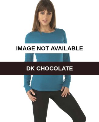 8001 Next Level Soft Thermal L/S Dk Chocolate