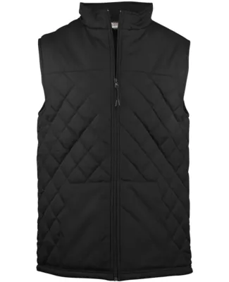 Badger Sportswear 7660 Quilted Vest Black