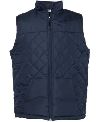 Badger Sportswear 7660 Quilted Vest Navy