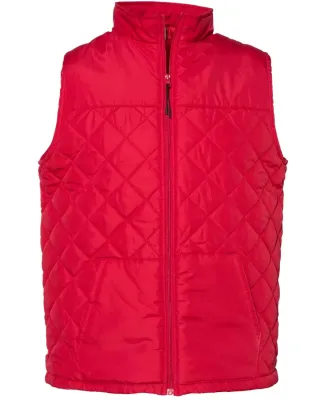 Badger Sportswear 7660 Quilted Vest Red