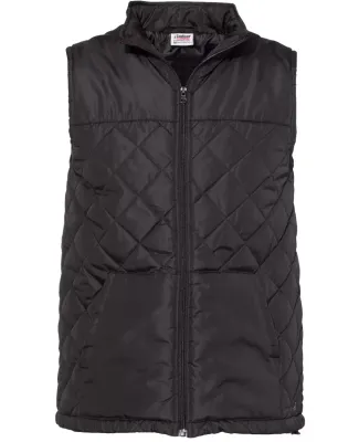 Badger Sportswear 7666 Women's Quilted Vest in Black
