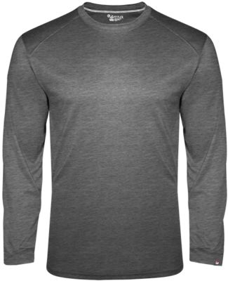 Badger Sportswear 1001 FitFlex Performance Long Sl in Charcoal