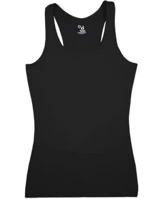 Badger Sportswear 2666 Girl's Pro-Compression Race Black