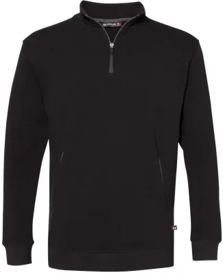Badger Sportswear 1060 FitFlex French Terry Quarte in Black