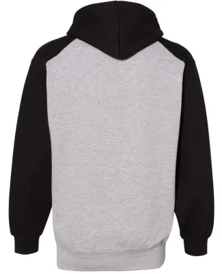 Badger Sportswear 1249 Sport Athletic Fleece Hoode Oxford/ Black