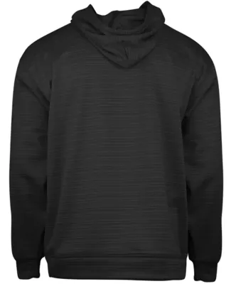 Badger Sportswear 1425 Striped Hooded Sweatshirt Black Stripe