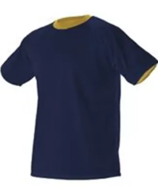 Badger Sportswear 56REVY Youth eXtreme Mesh Revers Navy/ Gold
