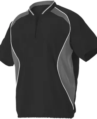 Badger Sportswear 3JSS13A Short Sleeve Baseball Ba in Black