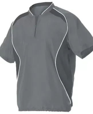 Badger Sportswear 3JSS13A Short Sleeve Baseball Ba in Heather grey 