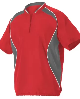 Badger Sportswear 3JSS13A Short Sleeve Baseball Ba in Red