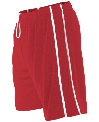 Badger Sportswear 577PPY Youth Dri-Mesh Pocketed T Red/ White