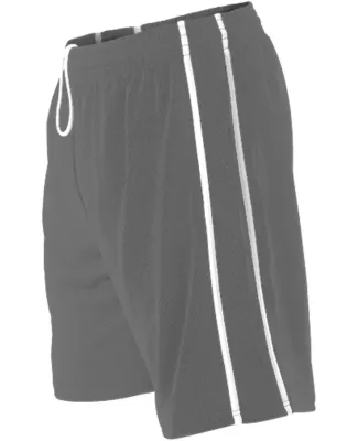 Badger Sportswear 579PP Dri-Mesh Pocketed Training Charcoal/ White