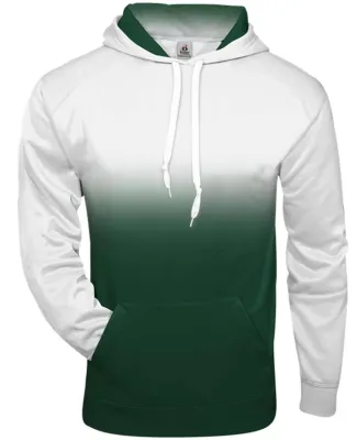 Badger Sportswear 1403 Ombre Hooded Sweatshirt Forest