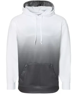 Badger Sportswear 1403 Ombre Hooded Sweatshirt Graphite