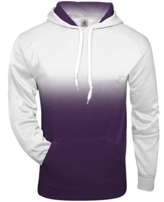 Badger Sportswear 1403 Ombre Hooded Sweatshirt Purple