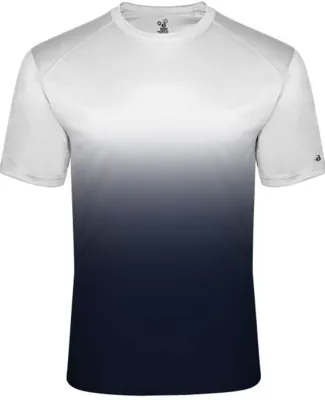 Badger Sportswear 2203 Youth Ombre T-Shirt Navy