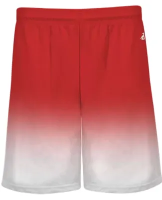 Badger Sportswear 2206 Youth Ombre Shorts Red