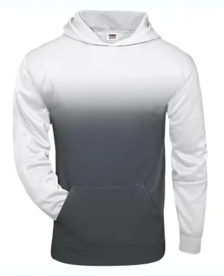 Badger Sportswear 2403 Youth Ombre Hooded Sweatshi Graphite