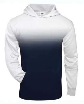 Badger Sportswear 2403 Youth Ombre Hooded Sweatshi Navy