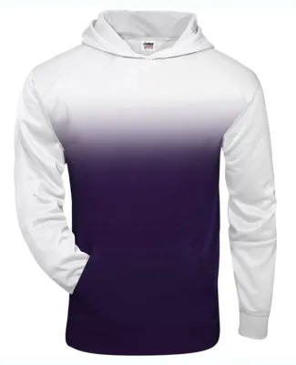 Badger Sportswear 2403 Youth Ombre Hooded Sweatshi Purple