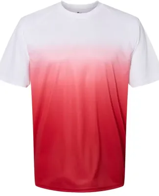 Badger Sportswear 4203 Ombre T-Shirt Red