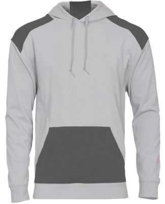Badger Sportswear 1440 Breakout Performance Fleece in Silver/ graphite
