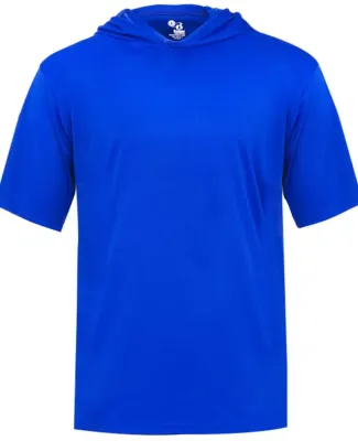 Badger Sportswear 2123 Youth B-Core Hooded T-Shirt in Royal