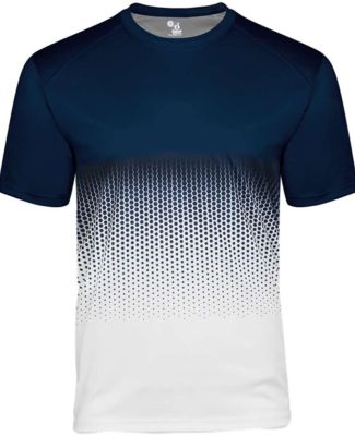 Badger Sportswear 2220 Youth Hex 2.0 T-Shirt in Navy