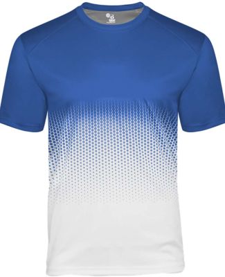 Badger Sportswear 2220 Youth Hex 2.0 T-Shirt in Royal