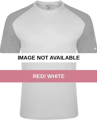 Badger Sportswear 2230 Youth Breakout T-Shirt Red/ White