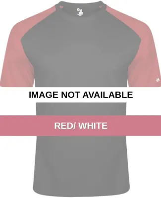 Badger Sportswear 2230 Youth Breakout T-Shirt Red/ White
